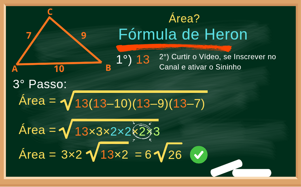fórmula de heron fórmula de heron